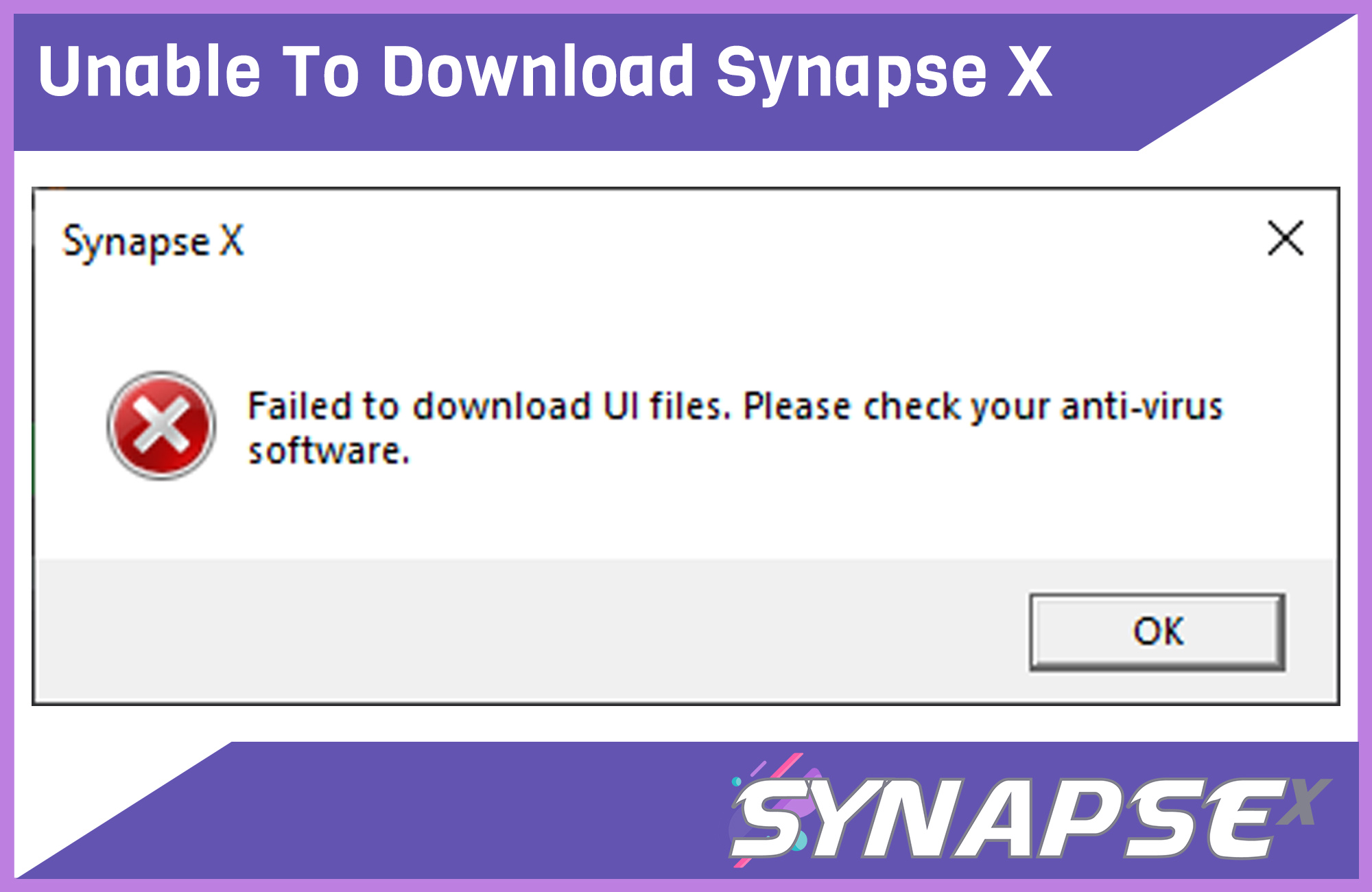 Unable To Download Synapse X